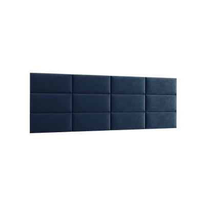 Set čalouněných panelů 240x90 VALERIO - modrý