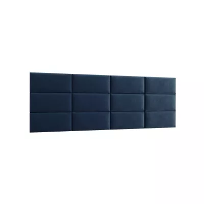 Set čalouněných panelů 240x90 VALERIO - modrý
