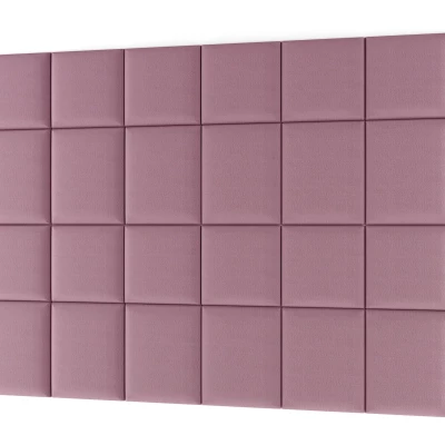 Set čalouněných panelů na zeď 240x180 VALERIO - růžový