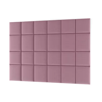 Set čalouněných panelů na zeď 240x180 VALERIO - růžový