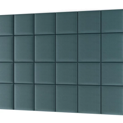Set čalouněných panelů na zeď 240x180 VALERIO - světle modrý