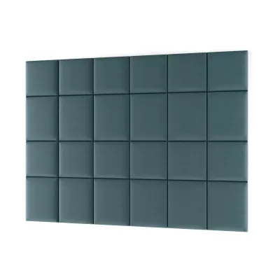 Set čalouněných panelů na zeď 240x180 VALERIO - světle modrý