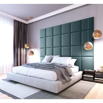 Set čalouněných panelů na zeď 240x180 VALERIO - světle modrý