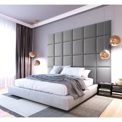 Set čalouněných panelů na zeď 240x180 VALERIO - světle šedý