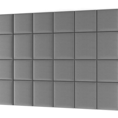 Set čalouněných panelů na zeď 240x180 VALERIO - šedý