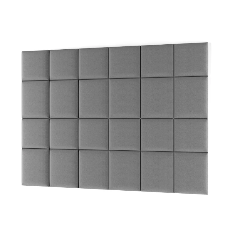 Set čalouněných panelů na zeď 240x180 VALERIO - šedý