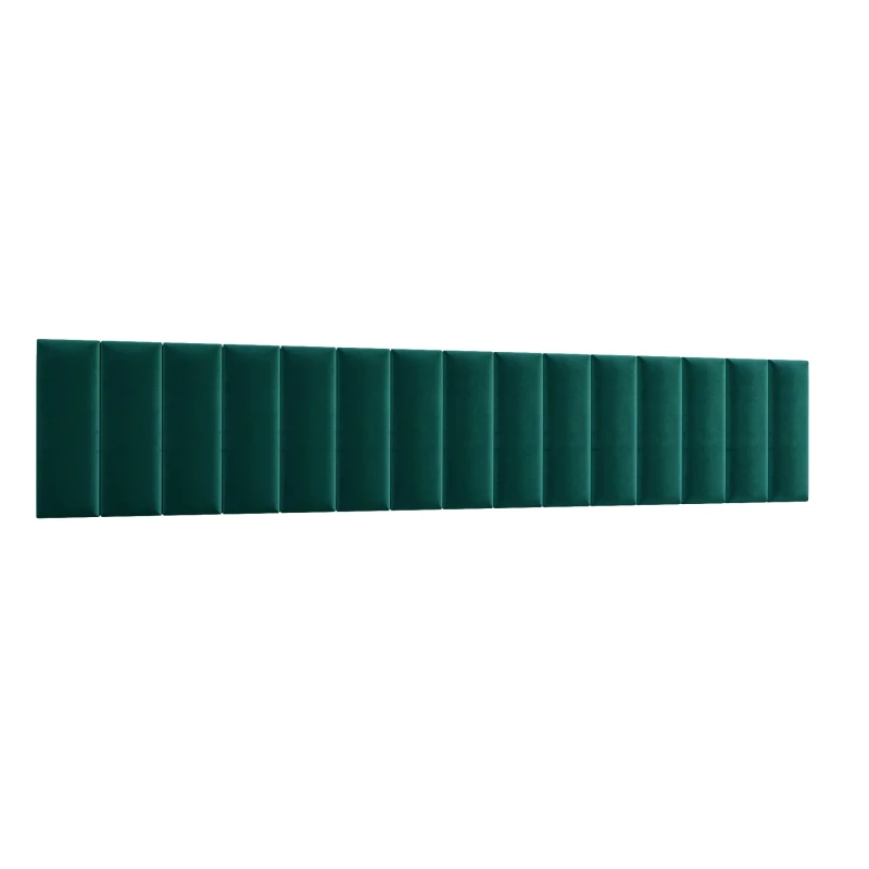 Set čalouněných nástěnných panelů 300x60 VALERIO - zelený