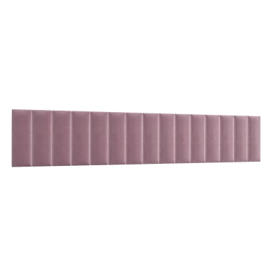 Set čalouněných nástěnných panelů 300x60 VALERIO - růžový