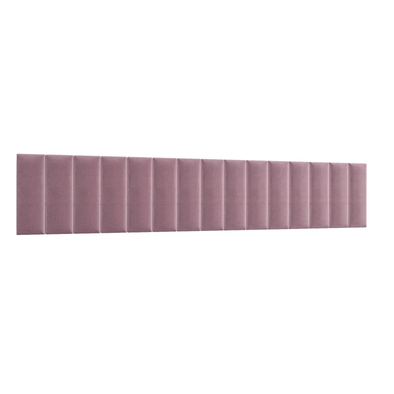 Set čalouněných nástěnných panelů 300x60 VALERIO - růžový