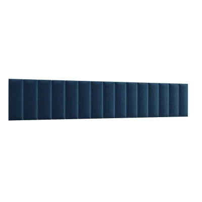 Set čalouněných nástěnných panelů 300x60 VALERIO - modrý