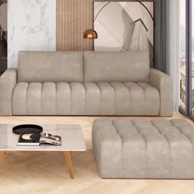 Designový taburet ILANIS - béžový
