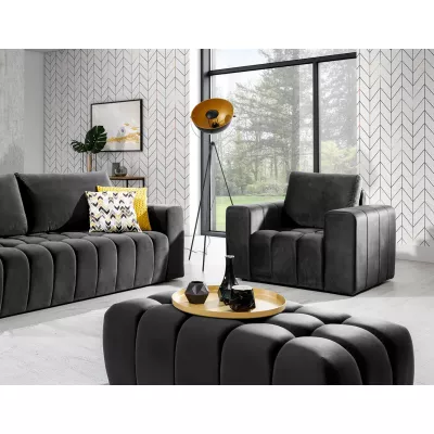 Designový taburet ILANIS - antracitový