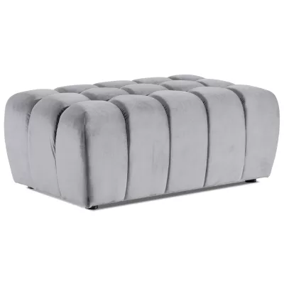 Designový taburet ILANIS - světle šedý