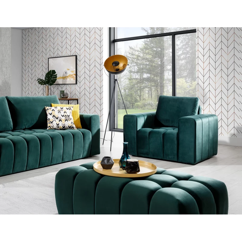 Designový taburet ILANIS - zelený