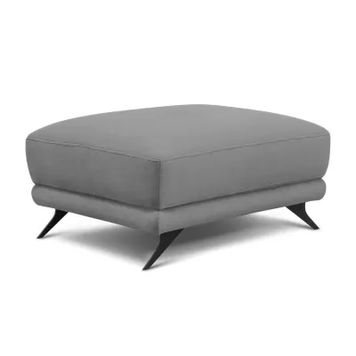 Stylový taburet ZARIN - šedý 2