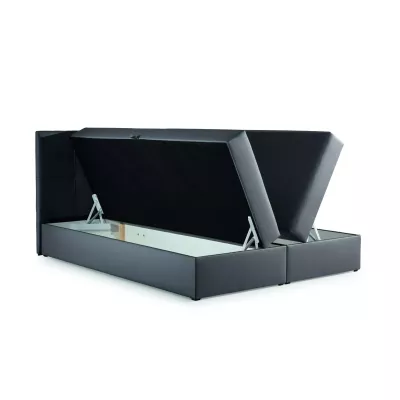 Kontinentální postel IVANA 6 - 180x220, hnědá + topper ZDARMA