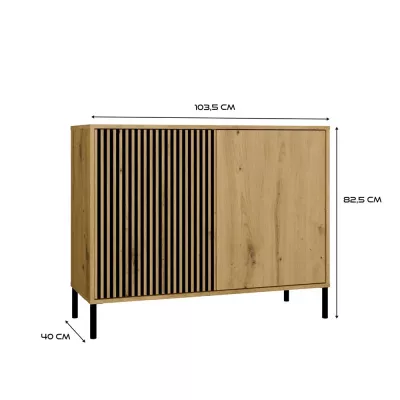 Komoda s dvířky ELBA - dub artisan