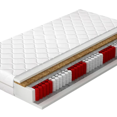 Vysoká taštičková matrace s kokosovou rohoží 160x200 XANTHE 1