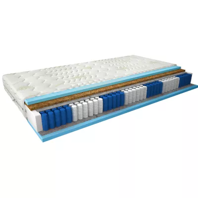 Vysoká taštičková matrace s kokosovou rohoží 160x200 XANTHE 2