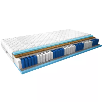 Vysoká taštičková matrace s kokosovou rohoží 120x200 XANTHE 3