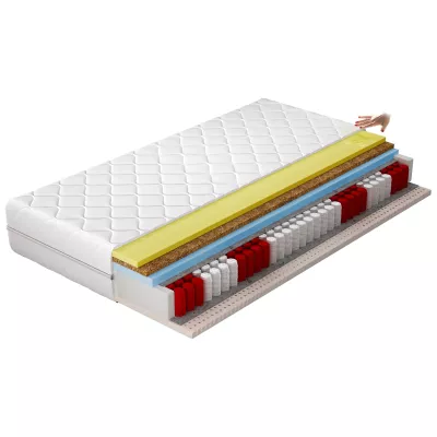 Termoelastická pěnová matrace s latexem 80x200 NAUSICA 1