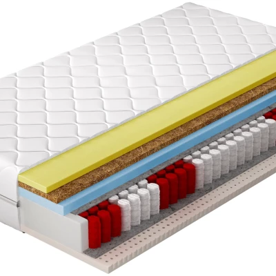Termoelastická pěnová matrace s latexem 140x200 NAUSICA 1