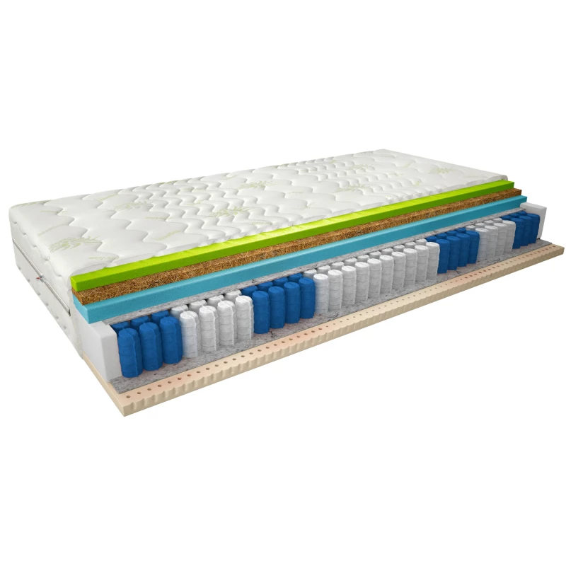 Termoelastická pěnová matrace s latexem 200x200 NAUSICA 2