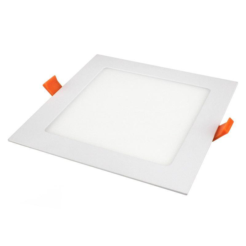 Zápustný LED panel, 18W, 2800K, teplá bílá, 22,5x22,5cm, bílý, čtverec