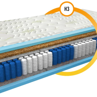 Vysoká taštičková matrace s kokosovou rohoží 160x200 XANTHE 3