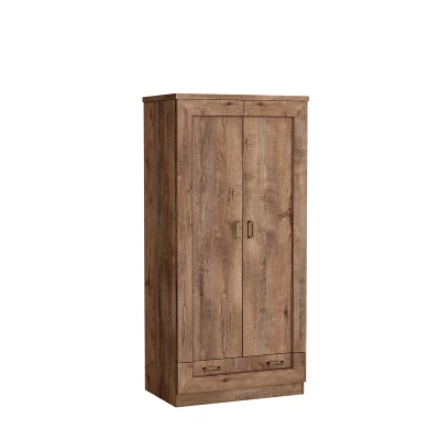Dvoudveřová skříň GIADA - šířka 90 cm, dub lefkas