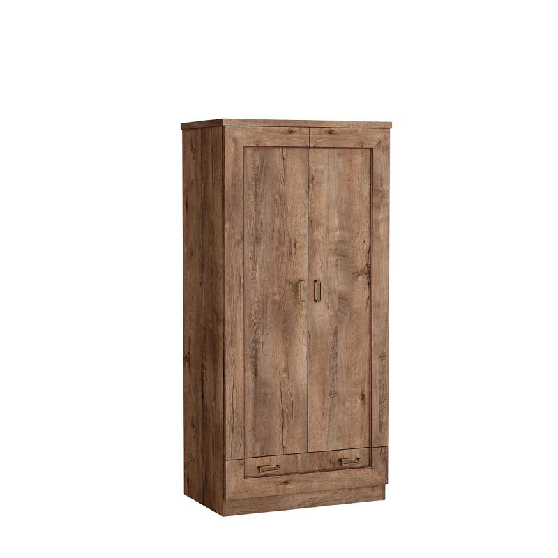 Dvoudveřová skříň GIADA - šířka 90 cm, dub lefkas