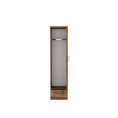 Jednodveřová skříň GIADA - šířka 46 cm, dub lefkas