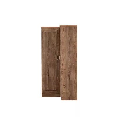Rohová šatní skříň 110 cm GIADA - dub lefkas
