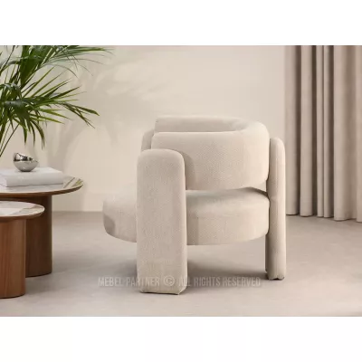 Čalouněné křeslo SNUG - světle béžové
