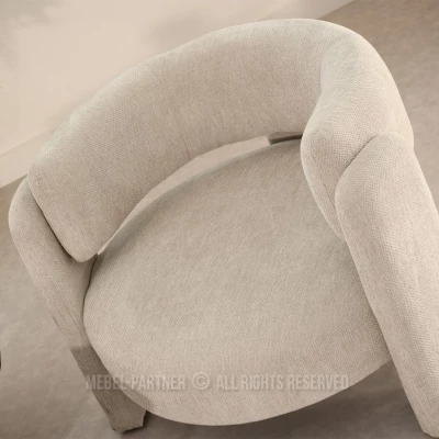 Čalouněné křeslo SNUG - světle béžové