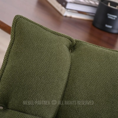 Designová otočná židle CALIDO - zelená / černá