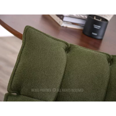 Designová otočná židle CALIDO - zelená / černá
