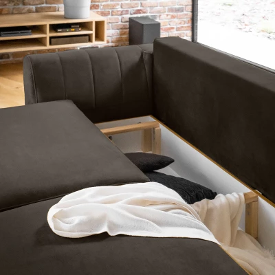 Sedací sestava do obývacího pokoje ZARIN - černá