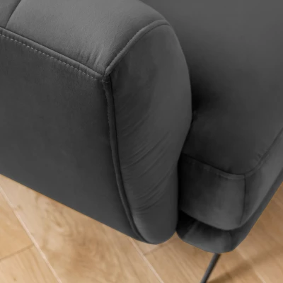 Sedací sestava do obývacího pokoje ZARIN - tmavě šedá 2