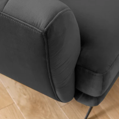 Sedací sestava do obývacího pokoje ZARIN - tmavě šedá 1