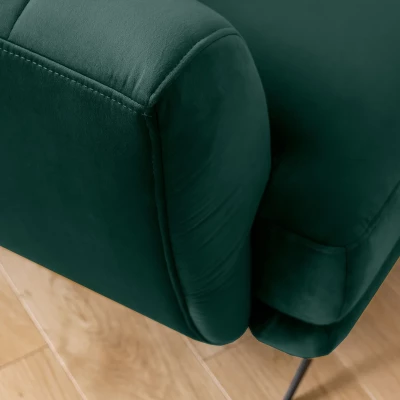 Sedací sestava do obývacího pokoje ZARIN - tmavě zelená