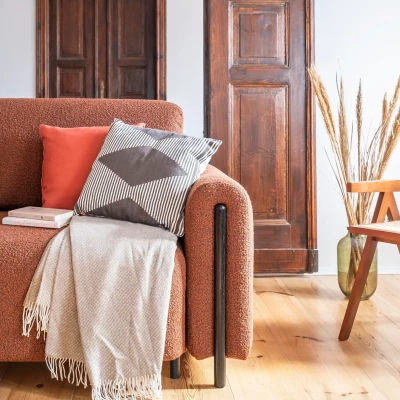 Pohovka s úložným prostorem FIORELLA 2 - cihlová