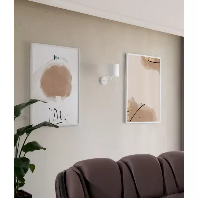 Nástěnná moderní lampa VESPILLO - bílá