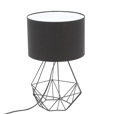 Stolní lampa na noční stolek BENIGNE - černá