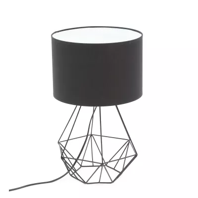 Stolní lampa na noční stolek BENIGNE - černá