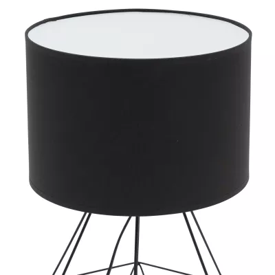 Stolní lampa na noční stolek BENIGNE - černá