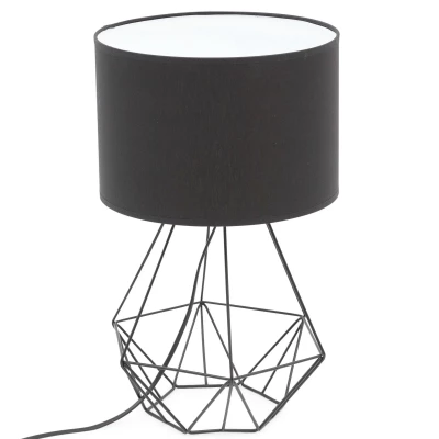 Stolní lampa na noční stolek BREVITAS - černá