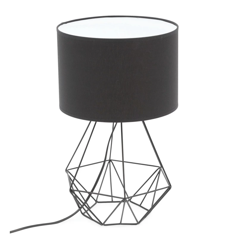 Stolní lampa na noční stolek BREVITAS - černá