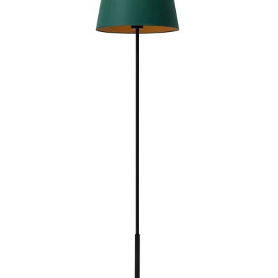 Stojací lampa ve skandinávském stylu VESPILLO - zelená / zlatá / černá