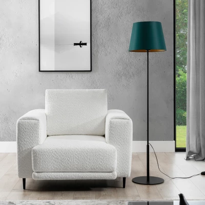 Stojací lampa ve skandinávském stylu VESPILLO - zelená / zlatá / černá